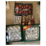 CHRISTMAS ORNAMENTS 4 BOXES