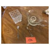 SWEDISH SILVER PLATE SPOON AND CUP WITH POUR