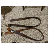 REMINGTON BELT, INLAY BELT BUCKLE SZ. 42