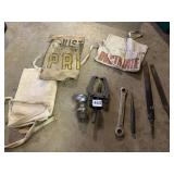 WHEEL PULLER, BALL HITCH, APRONS, ETC.