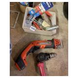 BLACK DECKER HANDI SAW, DRILL, ETC.
