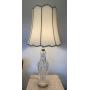 WATERFORD CRYSTAL LAMPS WITH WHITE SHADES