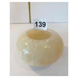 STONE T-LITE CANDLE HOLDER 4" W X 2.5" H