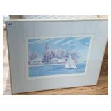 SAILING OFF SANIBEL ISLAND LITHOGRAPH 159/1500