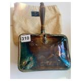 SILVERPLATE FOOTED SILENT BUTLER W/ COVER