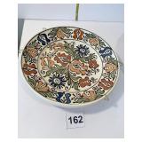 ART POTTERY PLATE W/ HOLDER SEE PHOTO BACK