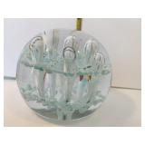 ANTIQUE PAPER WEIGHT 3" H X 3.5" W