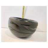 SIGNED BLACK POT - URSULA NAVAHO CANTO CLARA