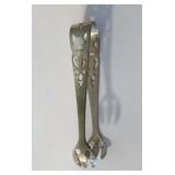 STERLING CARTIER SUGAR TONGS SIGNED