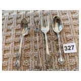 1 STERLING SPOON, 1877 NIAGARA FALLS SPOON, NEW