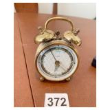 FLURN GERMANY ALARM CLOCK IN WORKING CONDITION 4"