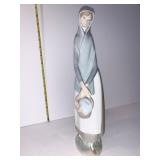 LLADRO A BASKET OF GOODIES 13" H