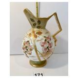 HAND PAINTED PITCHER 7.5" -NUMBERED ON BASE 292
