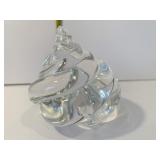 STEUBEN CRYSTAL SEASHELL 3" H