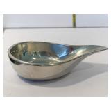 WILLIAMSBURG STEIFF PEWTER 4.25" L INVALID FEEDER
