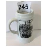 PORCELAIN STEIN 3 1/8" #754 - ENGLISH HARBOR