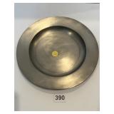 18TH CENTURY ANTIQUE PEWTER ENGLAND CHARGER 10"