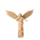CARVED WOOD 2 PC. ANGEL W/ WINGS WIDESPREAD 30" X