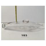 CIRCA 1850 FEEDING BOTTLE 9.25" L