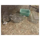 COVERED BUTTER DISHES