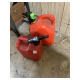 2 EMPTY GAS CANS