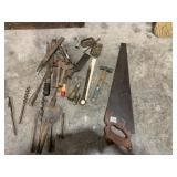 ASSORTED SAWS AND FILES ETC.