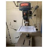 RYOBI DRILL PRESS 10 IN DP101 WITH MANUAL