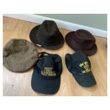 CAMEL HAIR HAT AND OTHERS 2 ARE WOOL