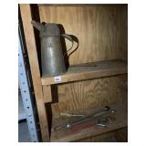 OIL CAN, WRENCH, ETC.