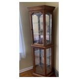 CORNER CABINET 6 TIER ILLUMINATED CORNER CABINET