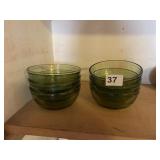 GREEN BOWLS UNMARKED 6 TOTAL