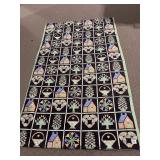 QUILT LOOKING BLANKET 67" X 42"