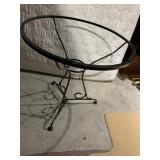 30" IRON TABLE BASE NO GLASS