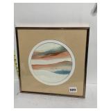 ABSTRACT PAINTING BY JAN HARTMAN 12" X 12"