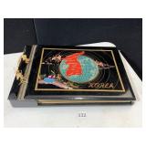 HEAVY SCRAPBOOK FROM KOREA WITH WIND UP MUSIC BOX