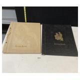 LOT OF 2 SCRAP BOOKS 1 WITH EAGLE & 1 WITH DUTCH