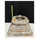COMPOSITION PEDESTAL 6" X 10"