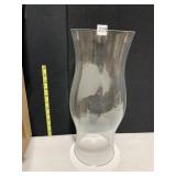 15.5" H X 6" D GLASS HURRICANE GLOBES