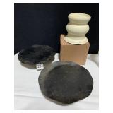 METAL STAND CANDLE HOLDERS, PILAR CANDLE HOLDER