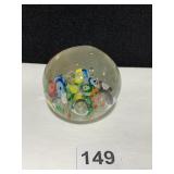 MILLEIFLORI PAPER WEIGHT 2.5" D