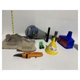 FLASHLIGHTS, FUNNELS, PRUNERS, ETC.