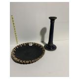 SHALLOW BOWL DECORATIVE, CANDLE STICK PLASTIC