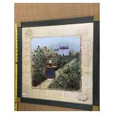 FLOWER PRINT ON BOARD