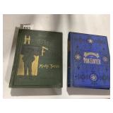 HUCKLEBERRY FINN 1899 & TOM SAWYER 1885