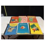 LOT OF 6 BABAR BOOKS SOME DAMAGED
