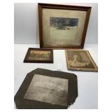 OLD PHOTOGRAPHS, GIANT CAT, DOG & HORSE BOOK 1957