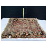 ANTIQUE ORIENTAL AREA RUG 24" X 31"