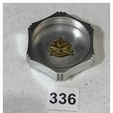 KENSINGTON METAL TRINKET DISH WITH LOGO ON BOTTOM