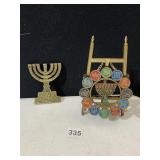 METAL ITEMS WITH JERUSALEM WAILING WALL & HANGING