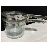 GLASS PYREX DOUBLE BOILER NO LID
